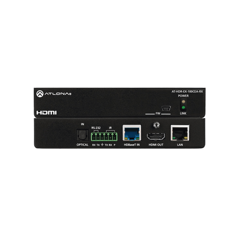 AT-HDR-EX-100CEA-RX Receptor 4K HDR HDBaseT con control, Ethernet y alimentación remota