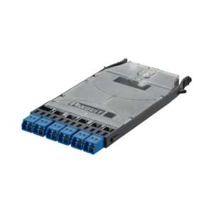 Cassette HD Flex™ Con 6 Puertos LC Duplex (12 Fibras), Para Fibra Monomodo OS2, Color Azul