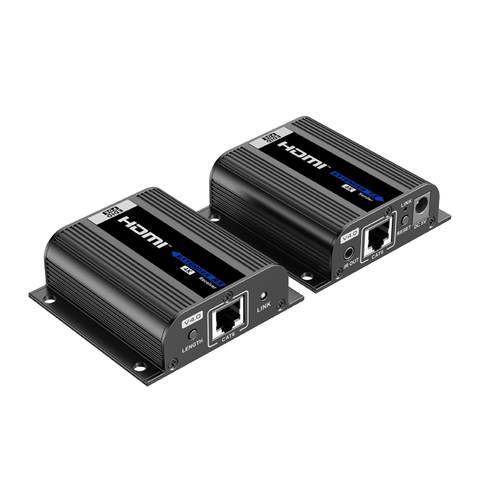 TT372EDID4K Kit Extensor HDMI | Hasta 70m 1080p | 40m 4K@30Hz | Compatible con HDCP | Cable Cat 6 Recomendado | Soporta Múltiples Resoluciones | Soporta PoC | Salida Loop
